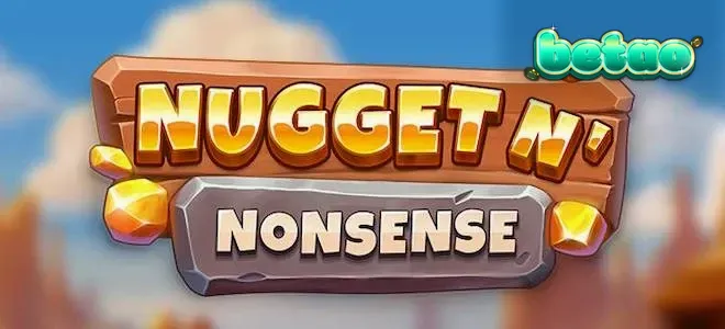Cena temática de mineração com carrinhos de ouro e faíscas em um ambiente de jogo de slot